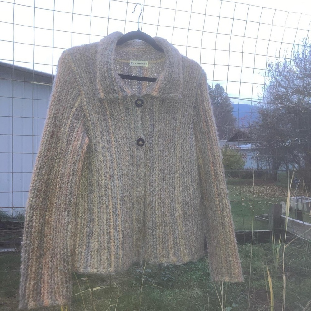 Parkhurst Multicolor Knit Over Coat